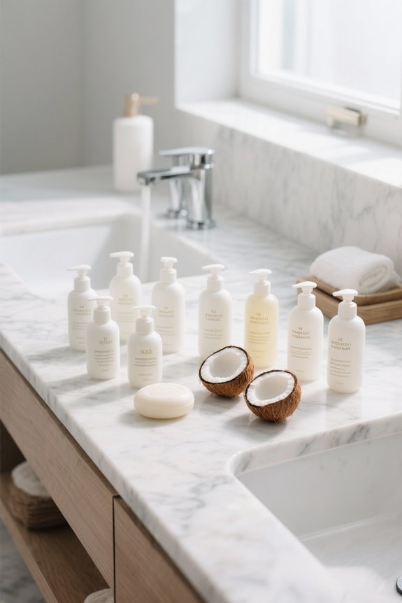 moisturizing and refreshing coconut soaps