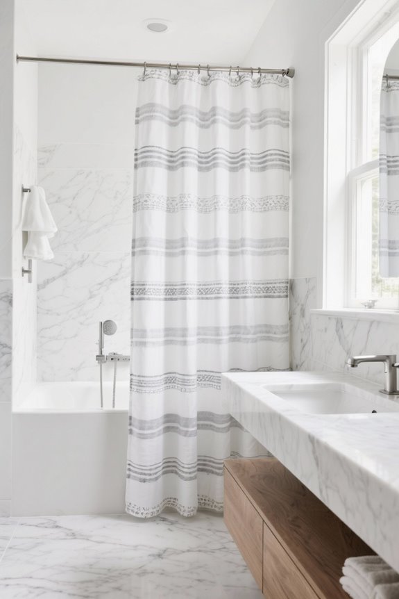 nautical themed bathroom curtains