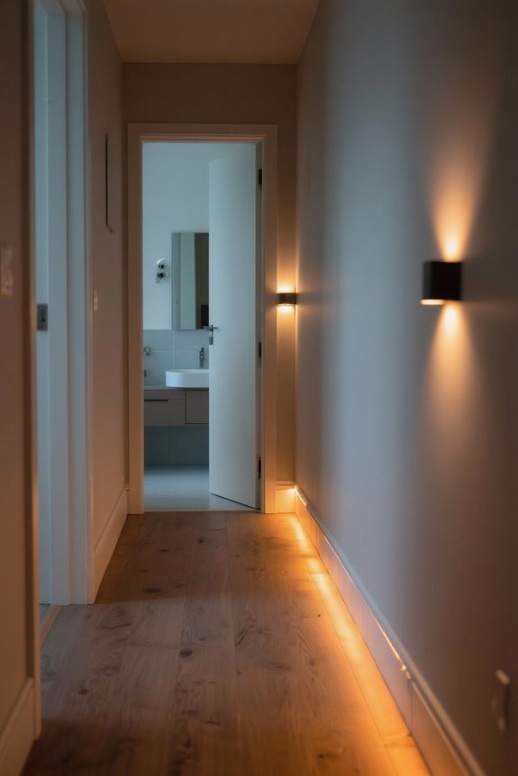 nighttime bathroom lighting solutions