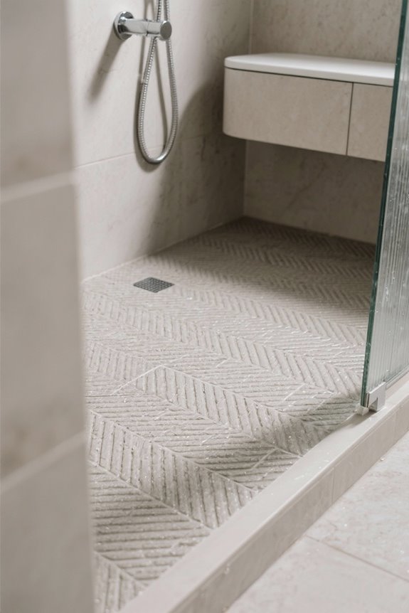 non slip shower floor solutions