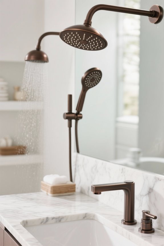 oil rubbed bronze shower heads