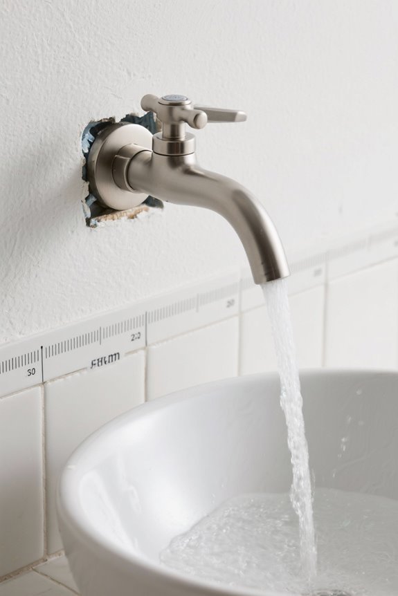 optimal wall mount faucet height