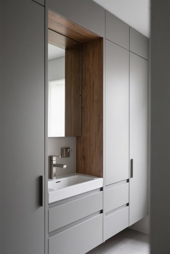 optimizing compact bathroom doors