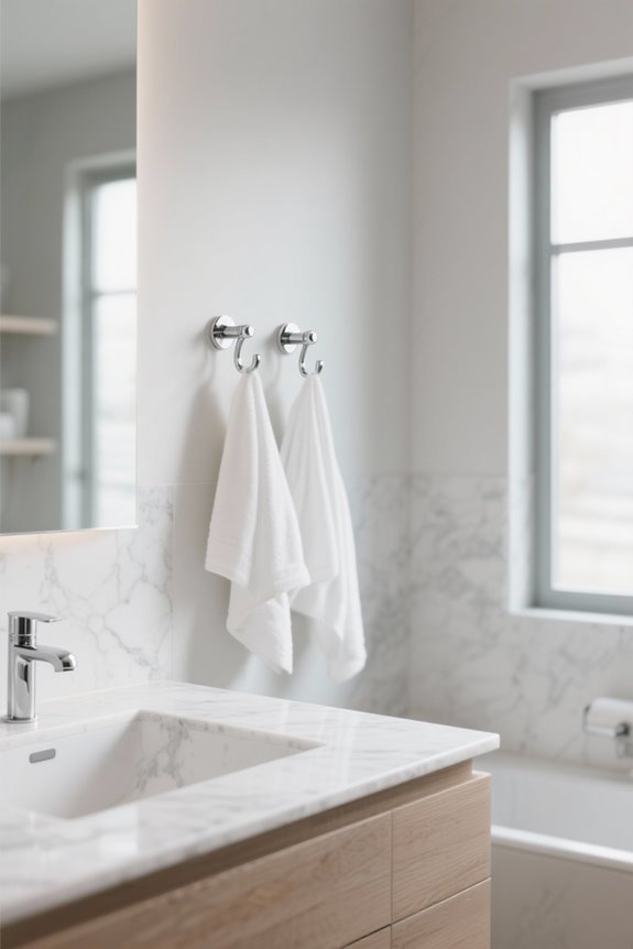 organized spaces with hooks