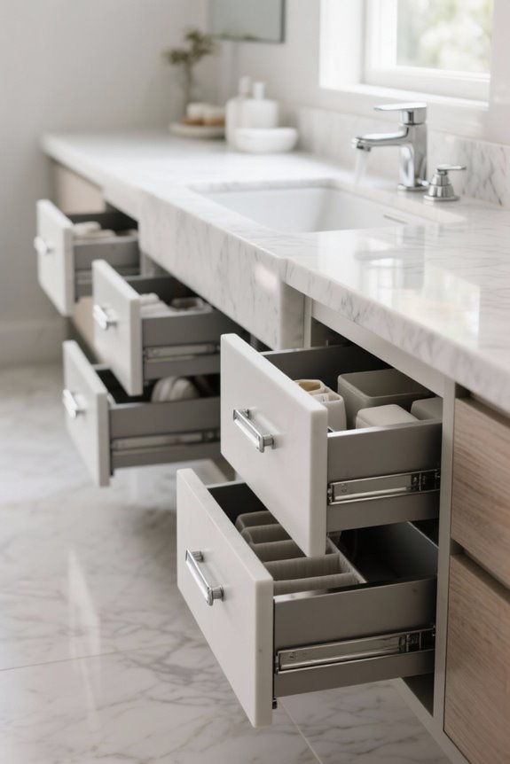 organized under sink storage solutions
