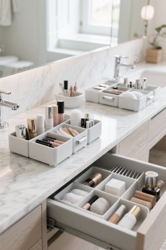 organizers for beauty essentials