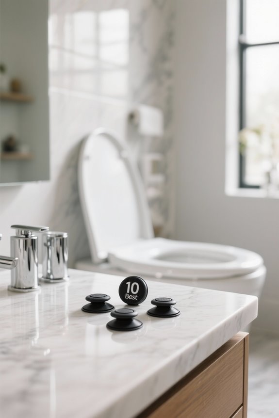 quieter bathroom seat bumpers