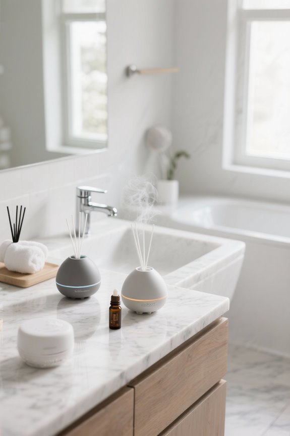 refreshing bathroom essential oils