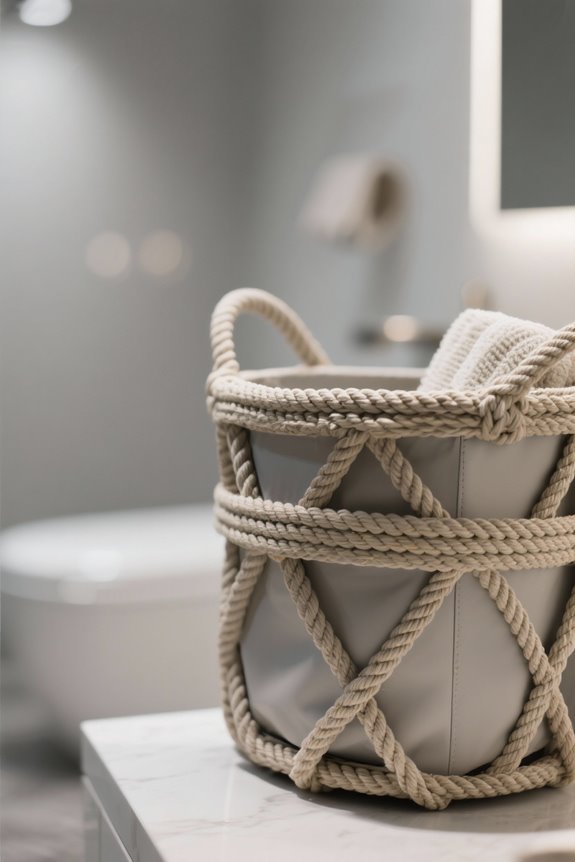 rope basket size and durability