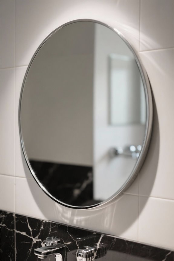 round mirrors enhance space design