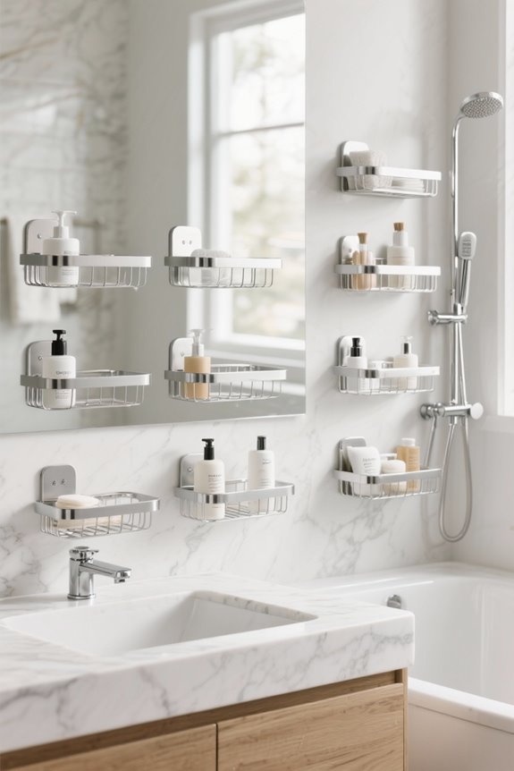 rustproof shower caddies selection