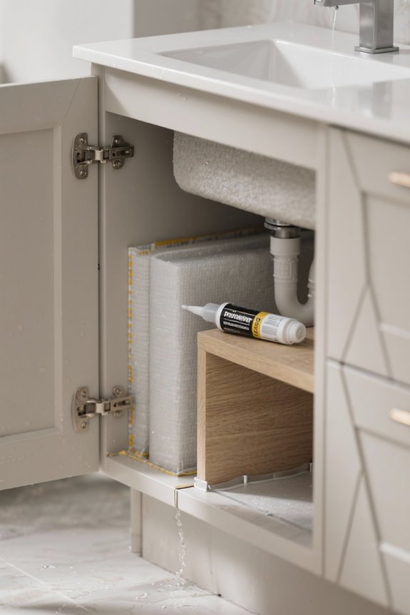seal and protect cabinets