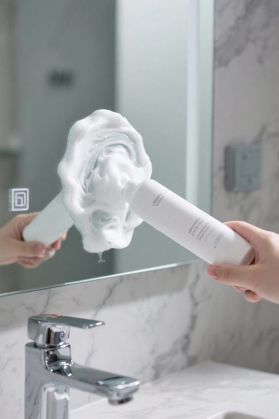 shaving cream fog prevention