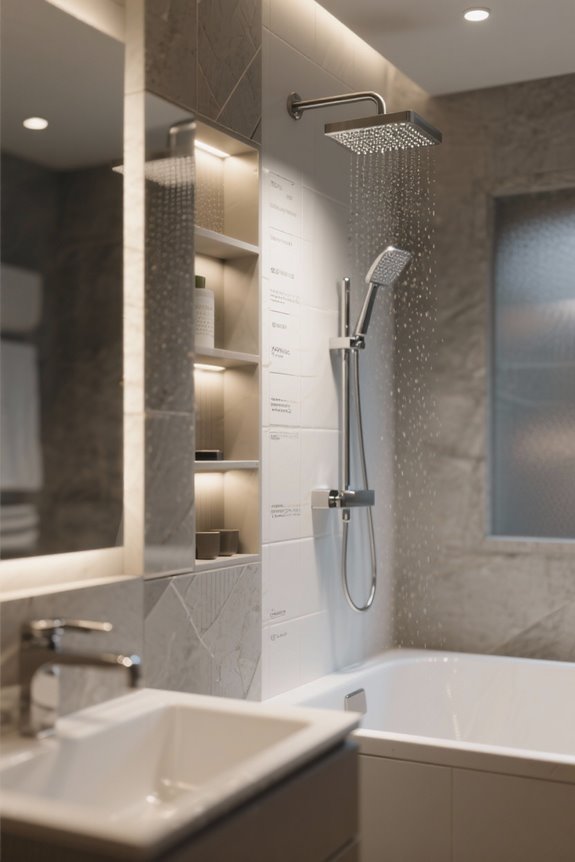 shower area lighting safety