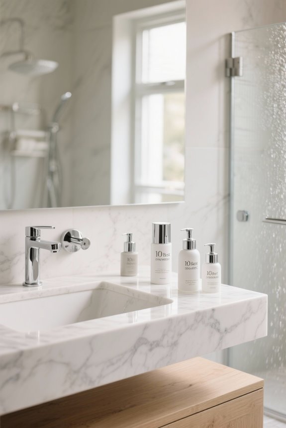 shower door water repellents
