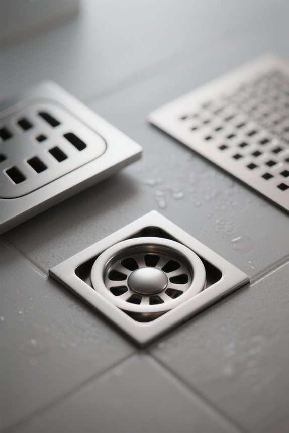shower drain selection factors