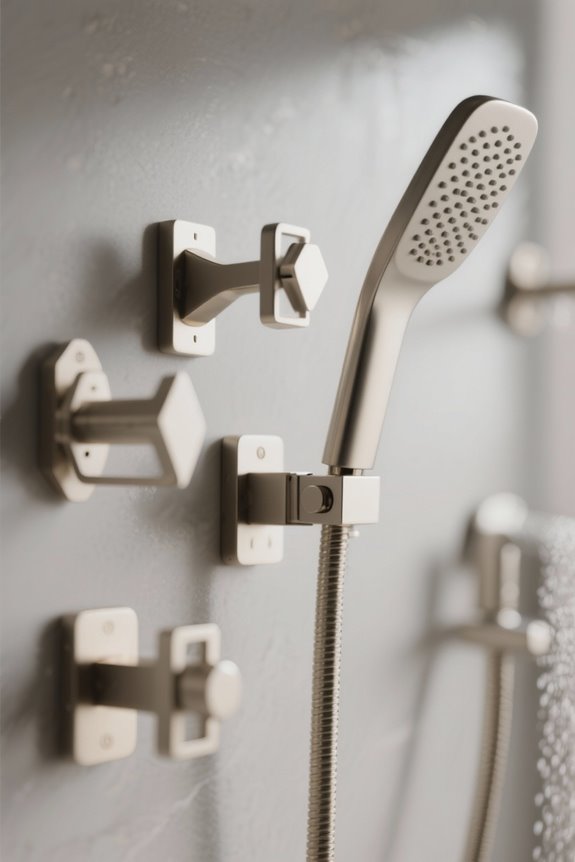 shower head bracket selection criteria