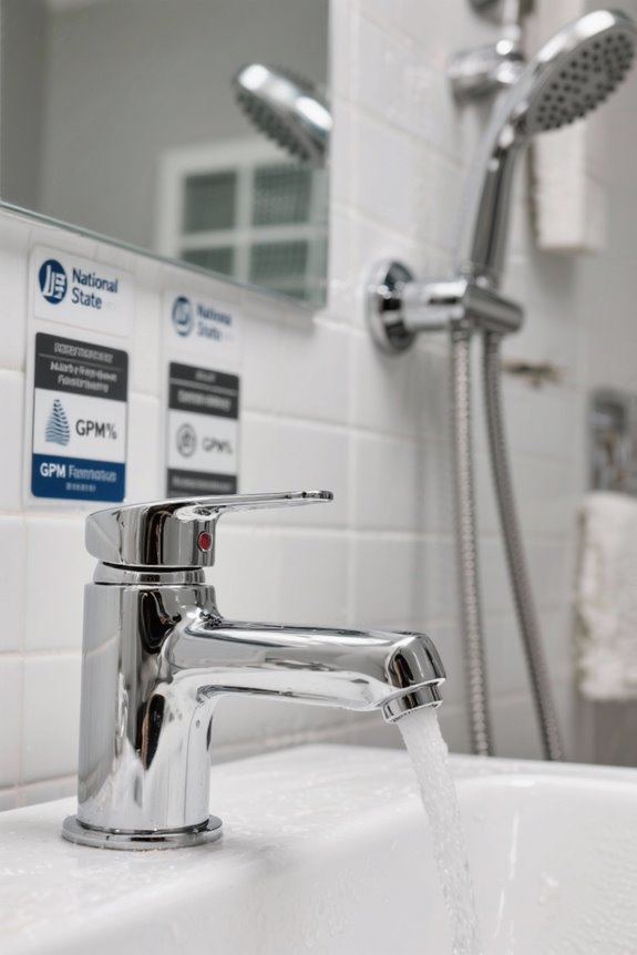 shower head flow rate standards