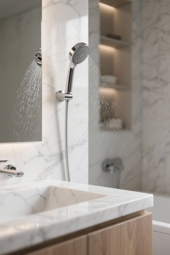 shower head height matters
