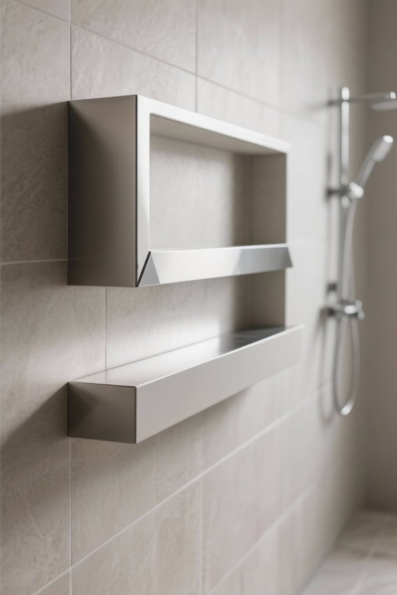 shower ledges enhance bathroom functionality