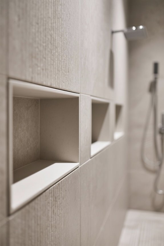 shower niche corner considerations