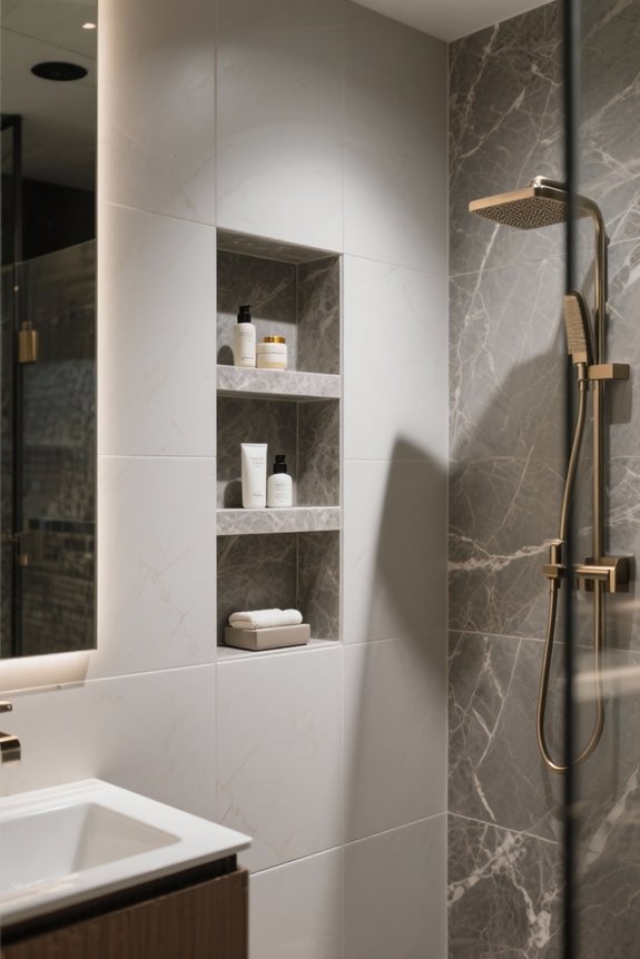 shower niches enhance functionality aesthetically