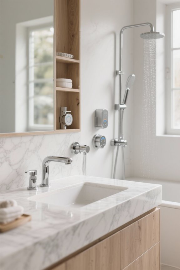shower temperature control systems
