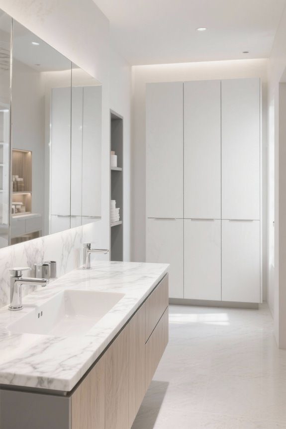 slim bathroom storage solutions