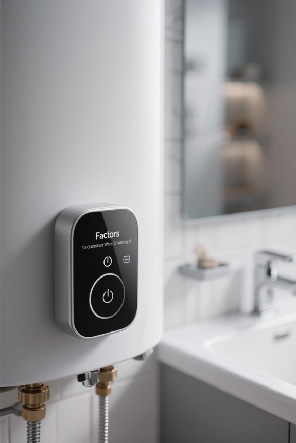 smart water heater selection