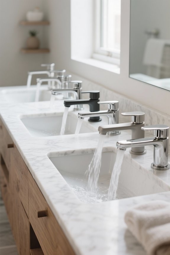 spa like waterfall sink faucets