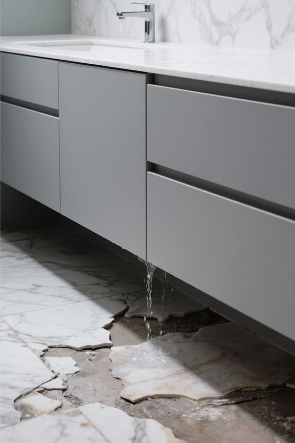 splash zone floor deterioration