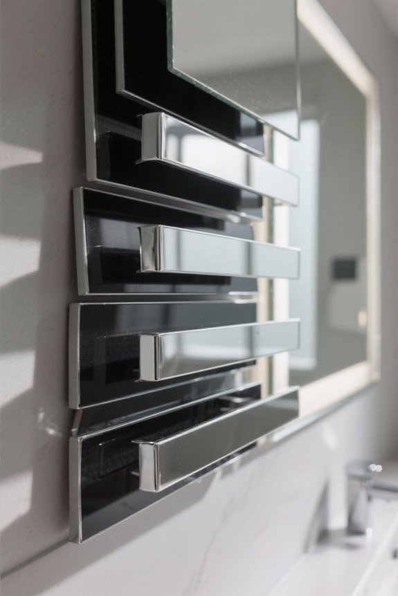 stacked mirrors for space
