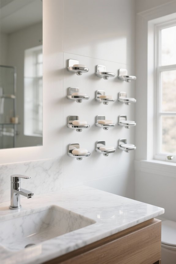 stylish bathroom soap holders