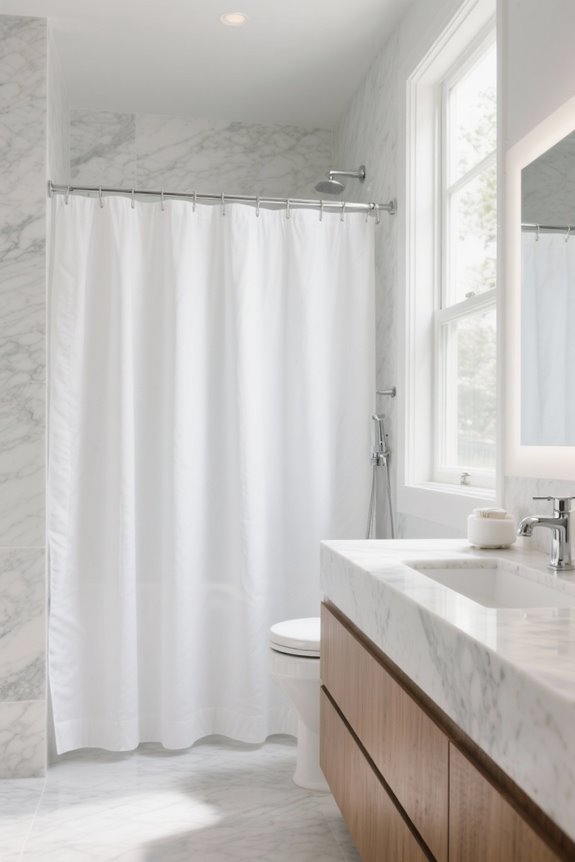 stylish extra wide shower curtains