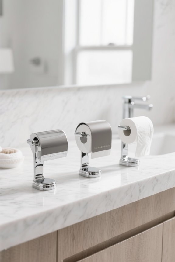 stylish functional toilet paper holders
