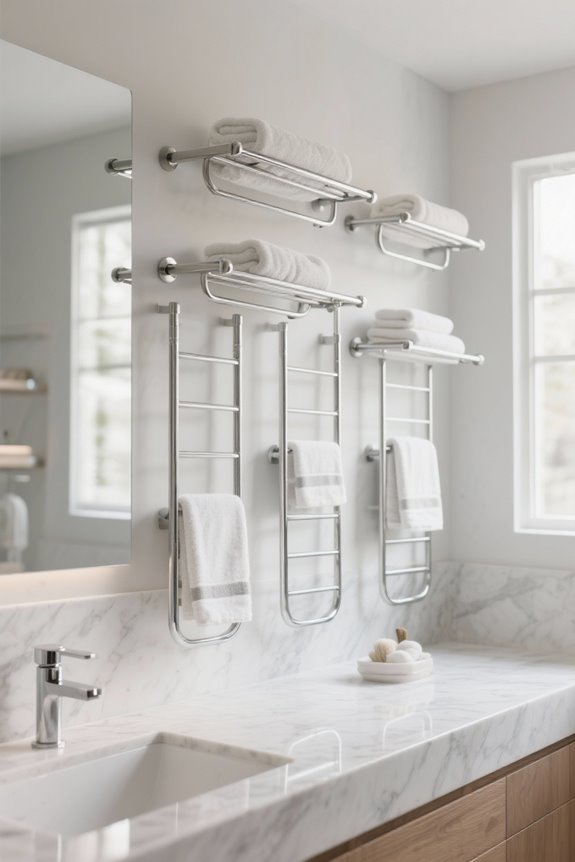 stylish ladder towel racks