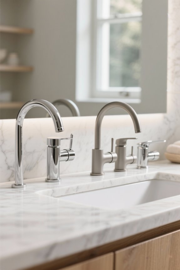 stylish low arc faucets