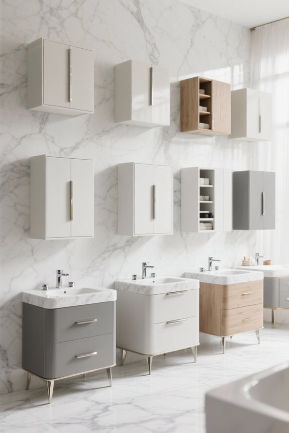 stylish organizational freestanding cabinets