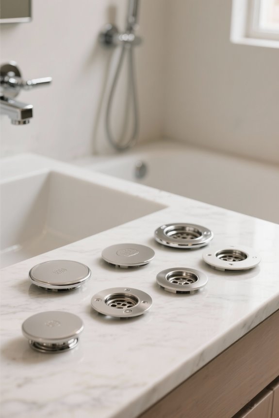 stylish shower flange covers