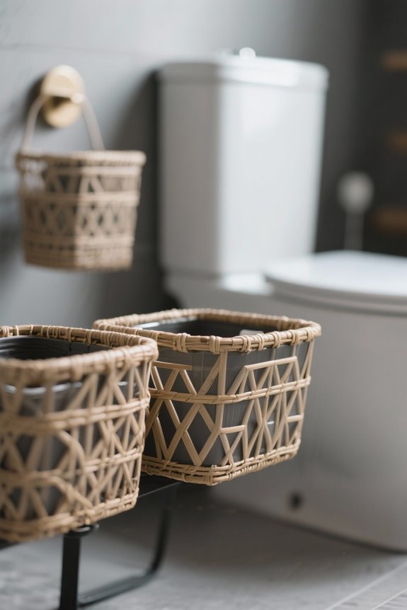 stylish storage solution baskets