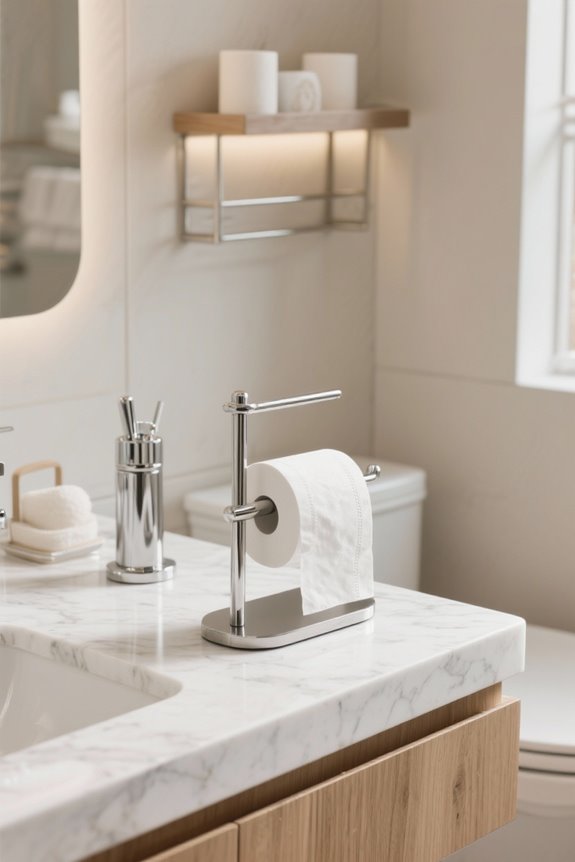 stylish toilet paper organizers