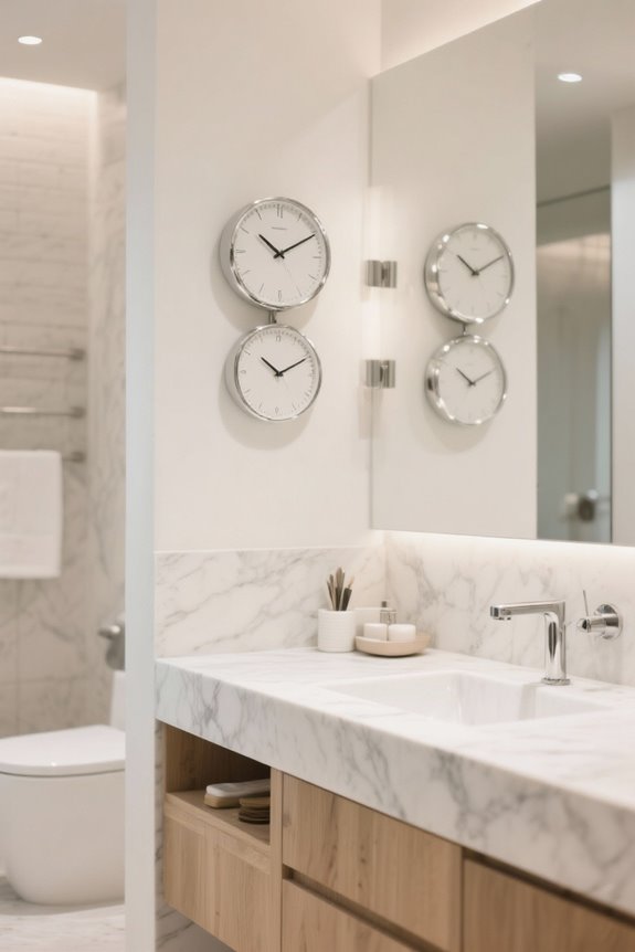 stylish wall mounted clocks collection