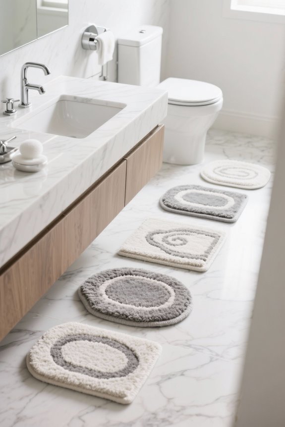 toilet contour rugs selection