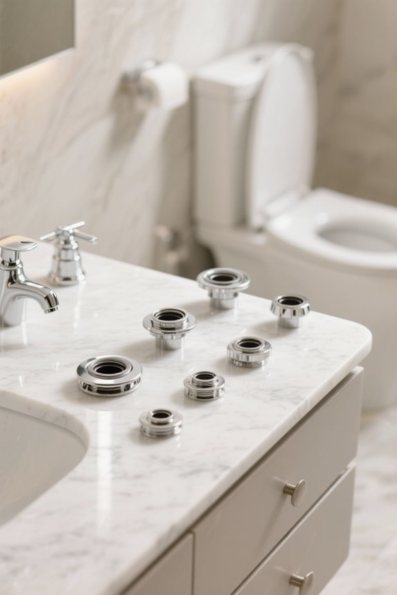 toilet flange spacer kits