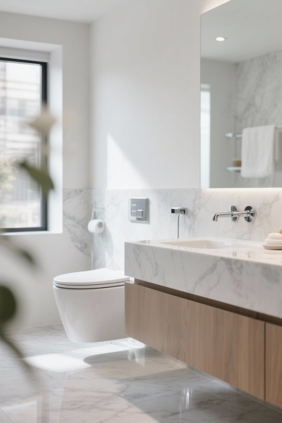 toilet maintenance comparison wall vs floor