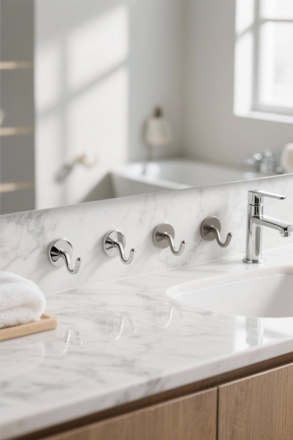 top bathroom adhesive hooks