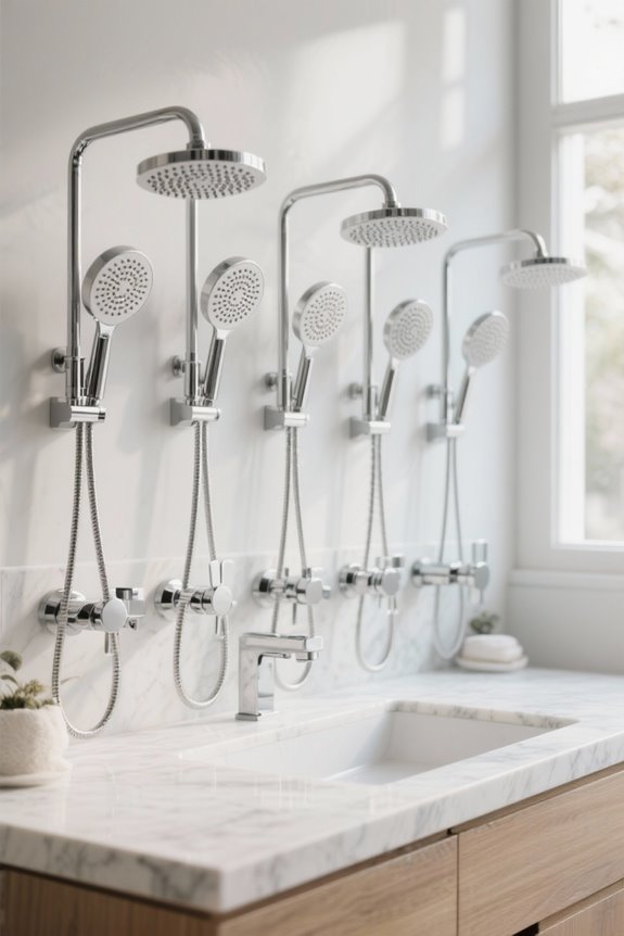 top dual shower heads