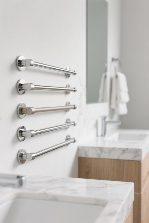 top self adhesive towel bars