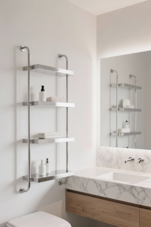 top stylish metal shelves