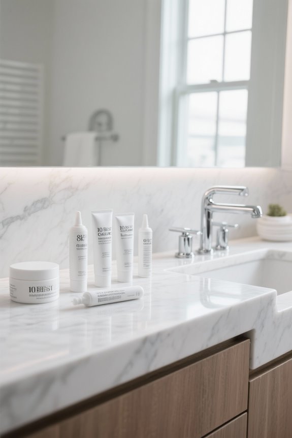 top white bathroom caulks